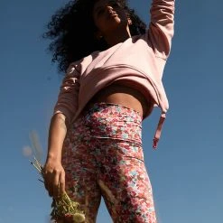 Rolling Garter Sweatshirt - Rosé 12 Rolling Garter Sweatshirt - Rosé