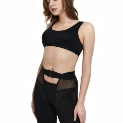 Hamade Activewear Buckle Cycling Shorts - Black All Pole Wear