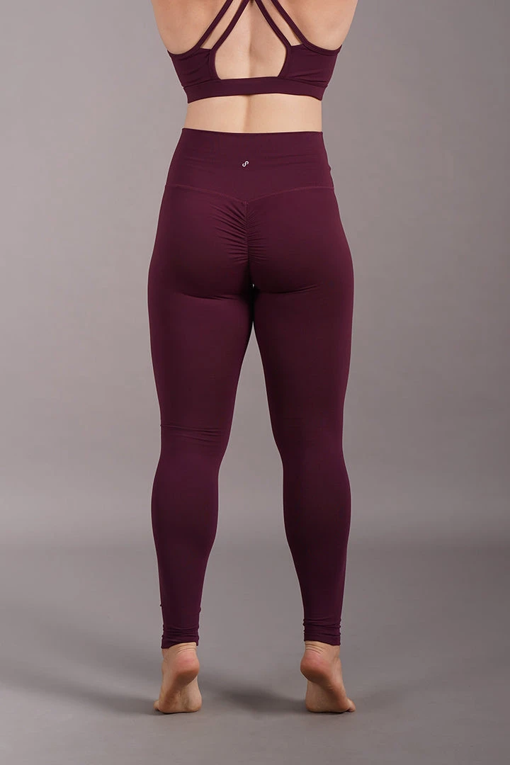Off The Pole Scrunch Butt Leggings - Burgundy 7 Off The Pole Scrunch Butt Leggings - Burgundy