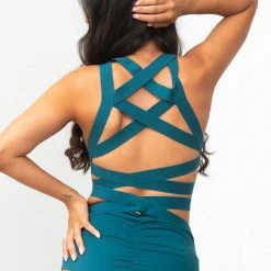 All Pole Wear Lunalae Serena Top - Recycled Teal