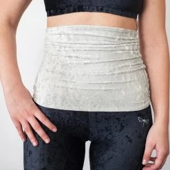 Dragonfly Back Warmer - Velvet Silver Accessories