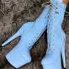 Shoes Hella Heels LipKit 7inch Boots - Sky High