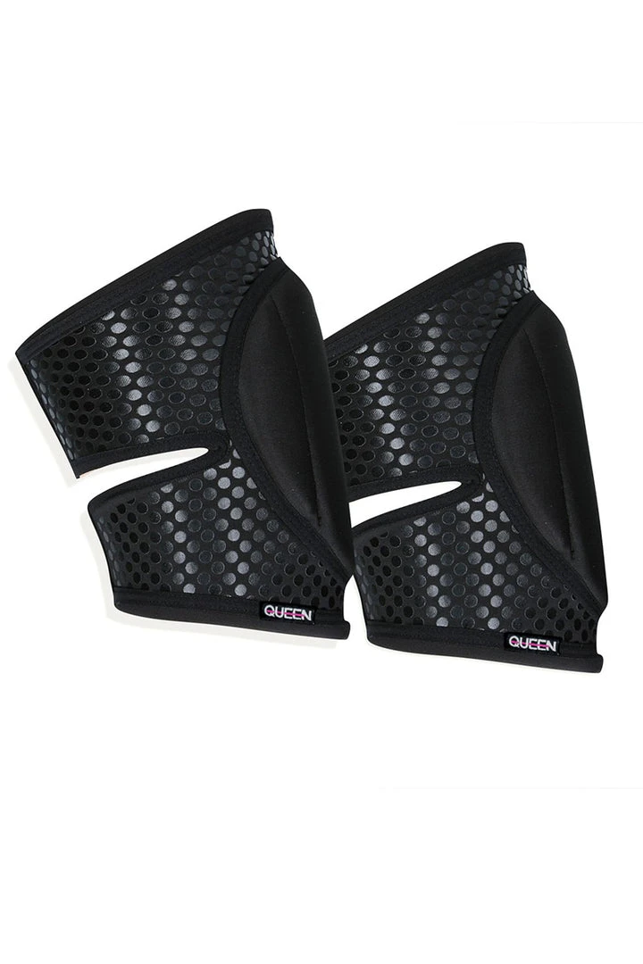Queen Accessories Most Loved Queen Grippy Kneepads - Sleek Black 2 Queen Accessories Most Loved Queen Grippy Kneepads - Sleek Black