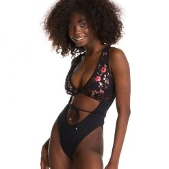 Bandurska Spring Bodysuit - Floral Black New In