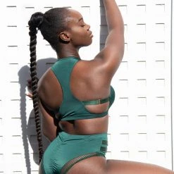 Tatiana Activewear Isla Top - Forest Green