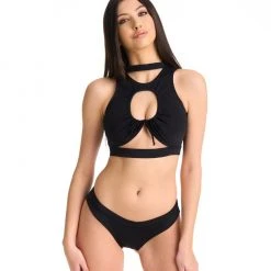 New In Bandurska Take Me To Spain Top - Black