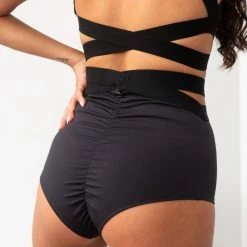 Lunalae Tara High Waisted Bottoms - Recycled Black