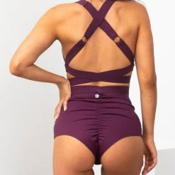 Lunalae Tara High Waisted Bottoms - Recycled Mulberry
