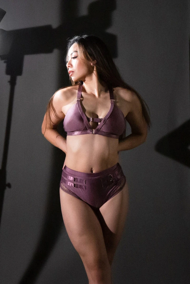 Tatiana Activewear Kaizen Top - Mauve All Pole Wear 6 Tatiana Activewear Kaizen Top - Mauve All Pole Wear