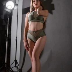 Tatiana Activewear Lucia Shorts - Khaki