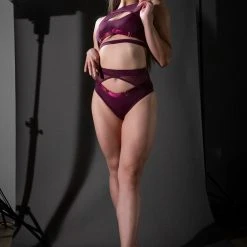 Tatiana Activewear Xena Shorts - Wine