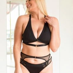 All Pole Wear Tatiana Activewear Tokio Top - Black