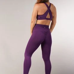 Off The Pole Scrunch Butt Leggings - Dark Purple