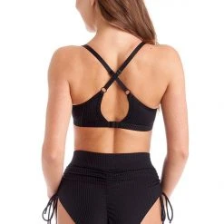 All Pole Wear Bandurska Full Moon Top - Ribbed Black