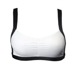 All Pole Wear Hamade Activewear Hollow Back Top - White/Black 13 All Pole Wear Hamade Activewear Hollow Back Top - White/Black