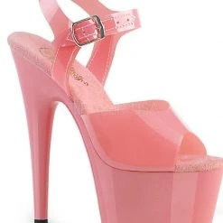 Pleaser USA Adore-708N 7inch Jelly-Like Pleasers - Baby Pink