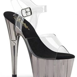 Pleaser USA Adore-708T Tinted 7inch Pleasers - Smoke