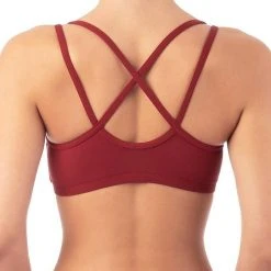 All Pole Wear Dragonfly Nicole Top - Burgundy