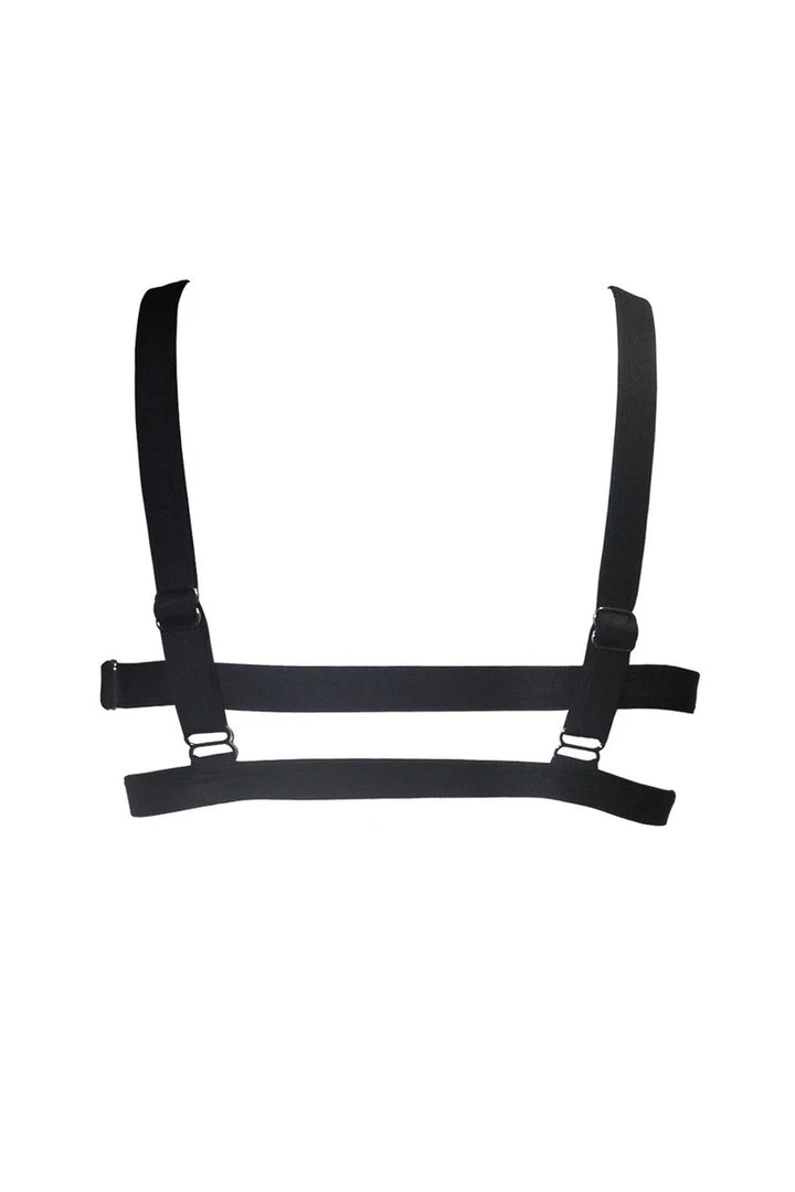 All Pole Wear Hamade Activewear Hollow Back Top - White/Black 5 All Pole Wear Hamade Activewear Hollow Back Top - White/Black