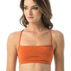 All Pole Wear Poledancerka Fox Top - Terracotta