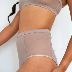 All Pole Wear Lunalae Bellani High Waisted Bottoms - Recycled Mocha