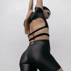 All Pole Wear Paradise Chick Biker Shorts - Black