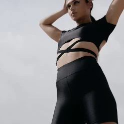 All Pole Wear Paradise Chick Biker Shorts - Black