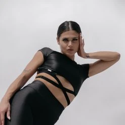 Paradise Chick Frankie Wrap Top - Black Back In Stock 13 Paradise Chick Frankie Wrap Top - Black Back In Stock