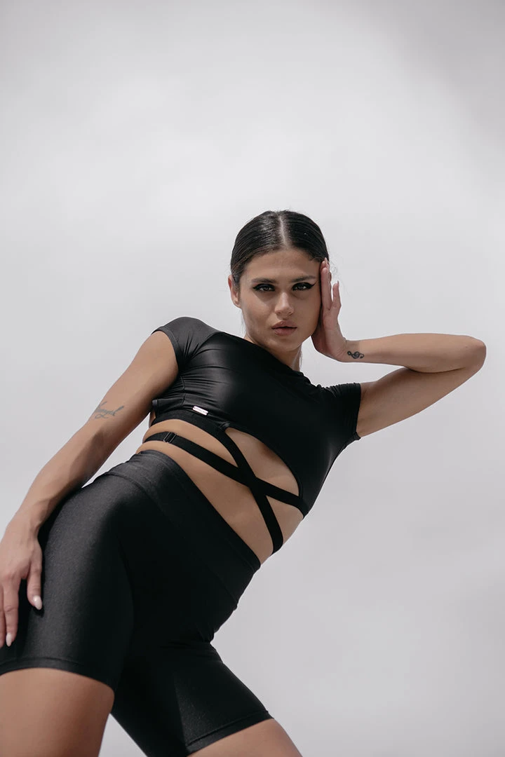 Paradise Chick Frankie Wrap Top - Black Back In Stock 6 Paradise Chick Frankie Wrap Top - Black Back In Stock