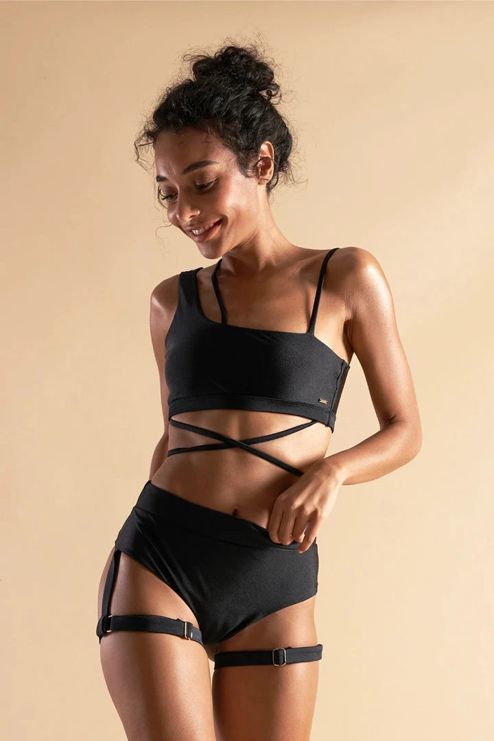 New In Flole Cradle Garter Bottoms - Black 2 New In Flole Cradle Garter Bottoms - Black