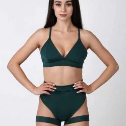 REV ACTIV Bomb Garter Shorts - Bottle Green 11 REV ACTIV Bomb Garter Shorts - Bottle Green