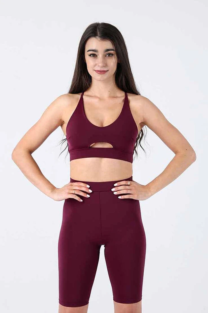 REV ACTIV Cycling Shorts - Burgundy 1 REV ACTIV Cycling Shorts - Burgundy