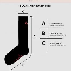 Accessories Sorte Bewbz Over The Knee Socks