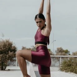 Paradise Chick Biker Shorts - Cherry All Pole Wear