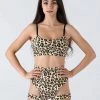 All Pole Wear REV ACTIV Eclipse Top - Leopard Velvet