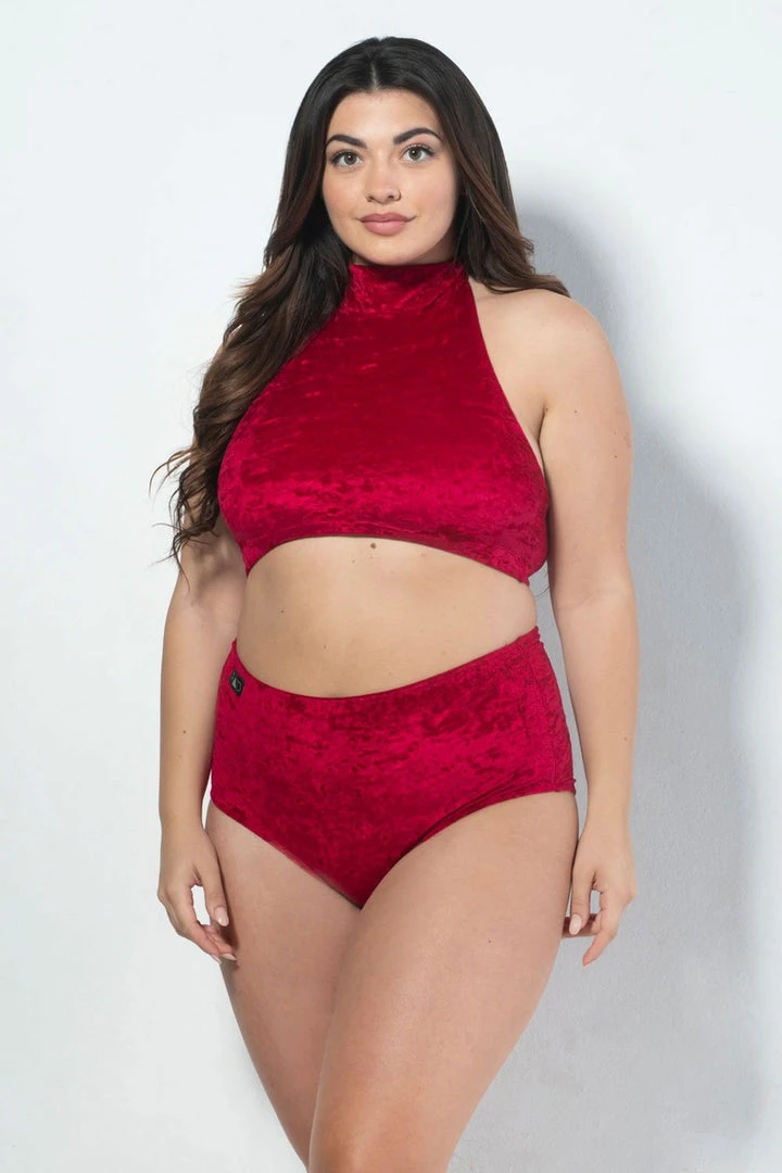 RAD Eve Top - Velvet Red All Pole Wear 3 RAD Eve Top - Velvet Red All Pole Wear