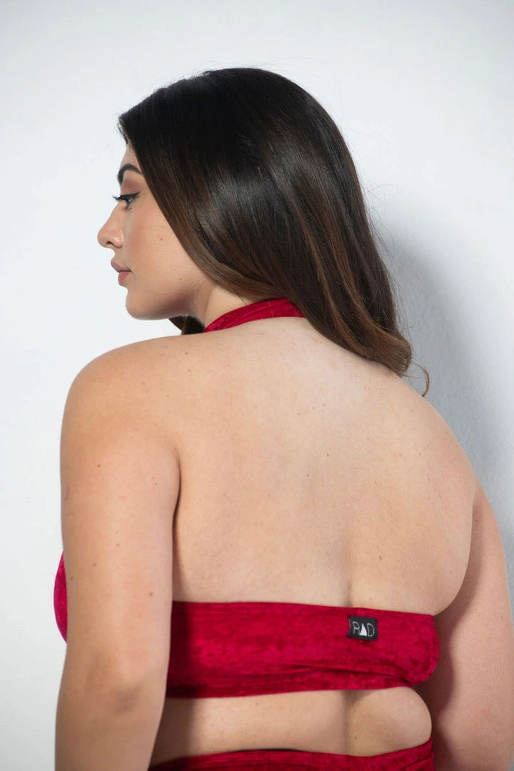 RAD Eve Top - Velvet Red All Pole Wear 2 RAD Eve Top - Velvet Red All Pole Wear