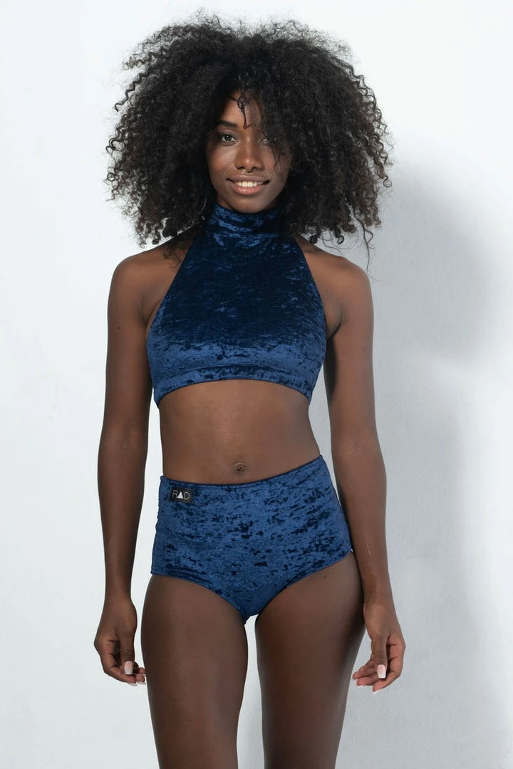 RAD Eve Shorts - Velvet Navy Blue All Pole Wear 3 RAD Eve Shorts - Velvet Navy Blue All Pole Wear
