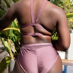 Tatiana Activewear Lucia Top - Mauve All Pole Wear