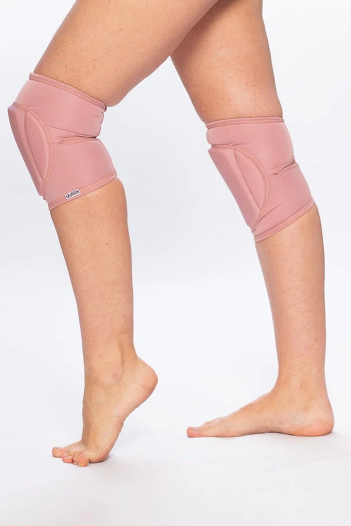 Queen Accessories Queen Kneepads - Dusty Rose Plus Size Pole Wear 5 Queen Accessories Queen Kneepads - Dusty Rose Plus Size Pole Wear