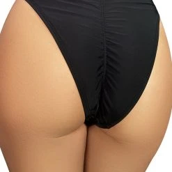 Cleo The Hurricane High Rider Hot Pants - Black
