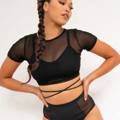 Lunalae Ember Top - Recycled Black