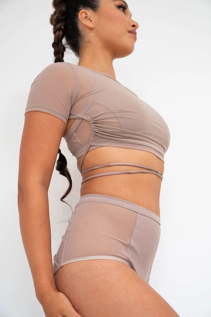 All Pole Wear Lunalae Ember Top - Recycled Mocha 3 All Pole Wear Lunalae Ember Top - Recycled Mocha