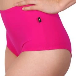 Cleo The Hurricane Essential High Waisted Shorts - Flamingo Pink 5 Cleo The Hurricane Essential High Waisted Shorts - Flamingo Pink