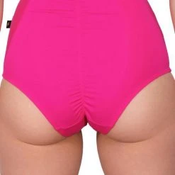 Cleo The Hurricane Essential High Waisted Shorts - Flamingo Pink