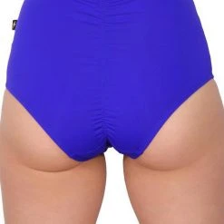 Cleo The Hurricane Essential High Waisted Shorts - Majesty Blue All Pole Wear