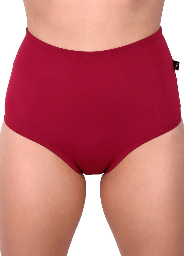 Cleo The Hurricane Essential High Waisted Shorts - Merlot All Pole Wear 3 Cleo The Hurricane Essential High Waisted Shorts - Merlot All Pole Wear