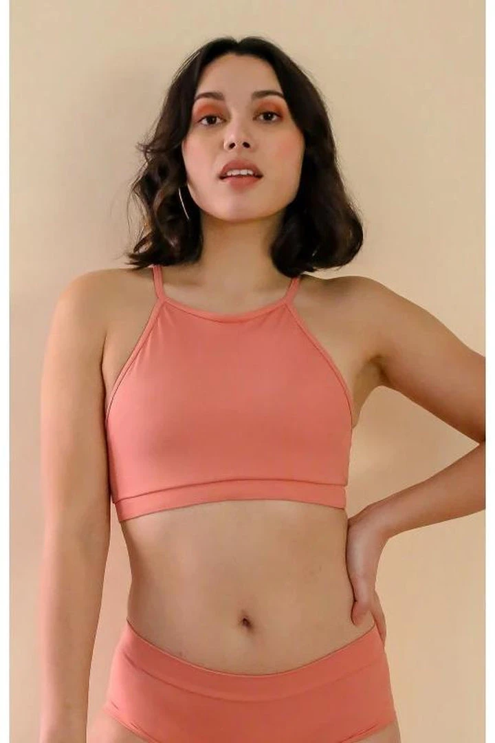 Mademoiselle Spin Gaby Top - Terracotta Pink All Pole Wear 1 Mademoiselle Spin Gaby Top - Terracotta Pink All Pole Wear