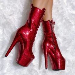 Hella Heels The Glitterati 7inch Boots - Kansass 13 Hella Heels The Glitterati 7inch Boots - Kansass