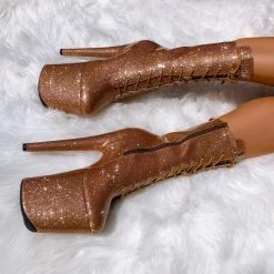 Shoes Hella Heels The Glitterati 8inch Boots - Oh Honey 21 Shoes Hella Heels The Glitterati 8inch Boots - Oh Honey